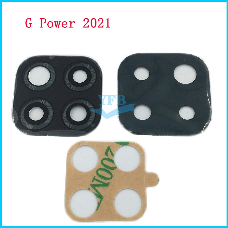 100pcs Rear Back Camera Glass Lens Cover For Motorola Moto G Power / G Stylus /G Play /G 5G With Ahesive Sticker