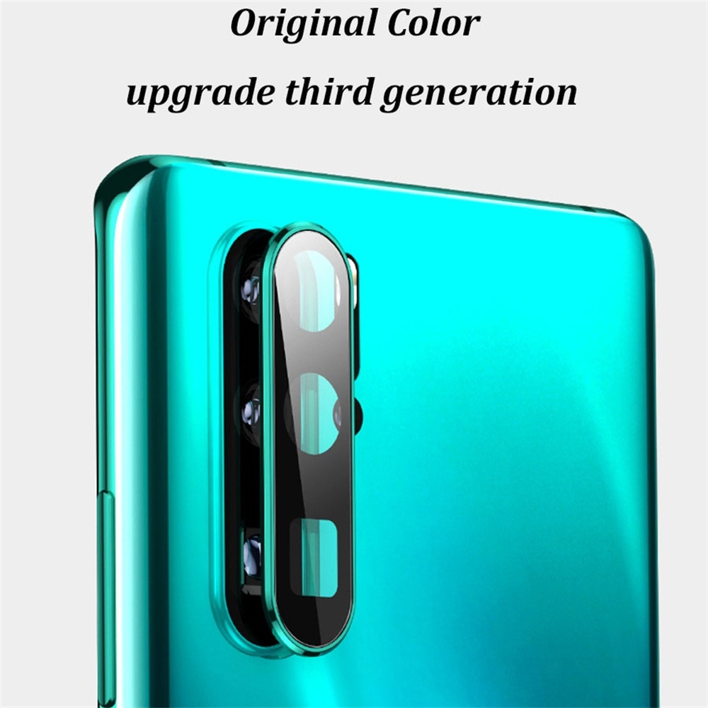 Camera Lens Protector 9H Gehard Glas Metalen Scherm Guard Protector Beschermende Ring Cover Voor Huawei P30 Pro Lite Glas film