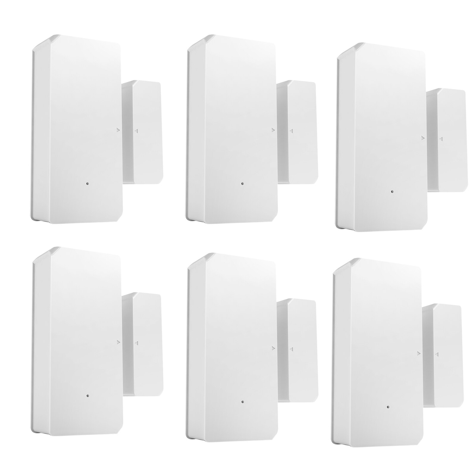 10PCS SONOFF DW2-RF-433MHZ Sensor Door Window Alarm Sensor RF 433Mhz Wireless Automation Anti-Theft Alarm Compatible With RF: 6pcs