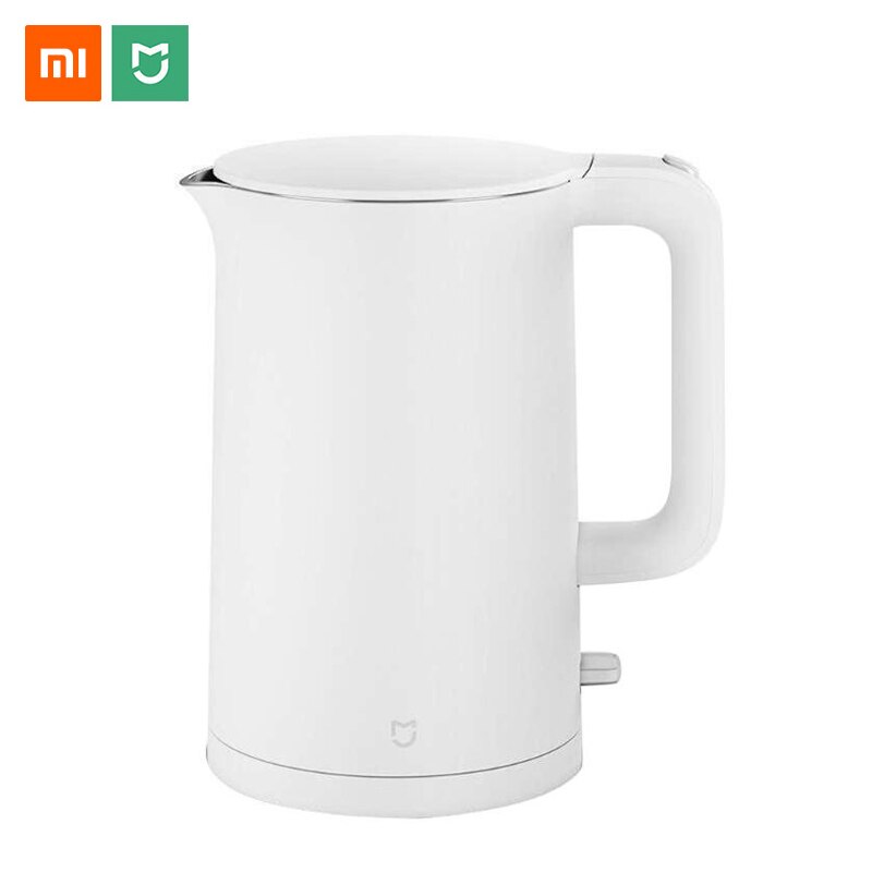 Original Xiaomi Mijia Electric Kettle Tea Pot 1.5L Auto Power-off Protection Water Boiler Teapot Instant Heating Stainless Steel: EU