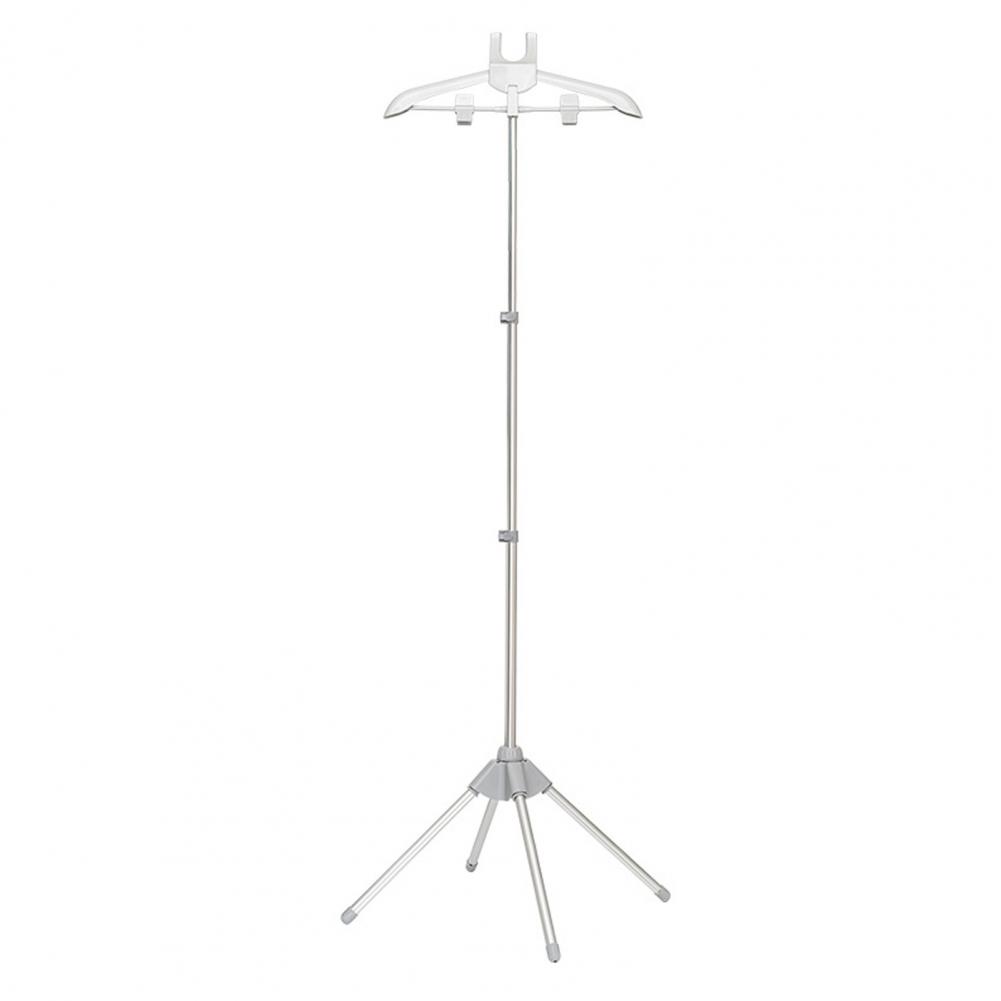 Stomen Kleerhanger In Hoogte Verstelbaar Opvouwbaar Staande Handheld Kledingstuk Stoomboot Rek Kleding Stoomstrijken Houder Stand: Rood