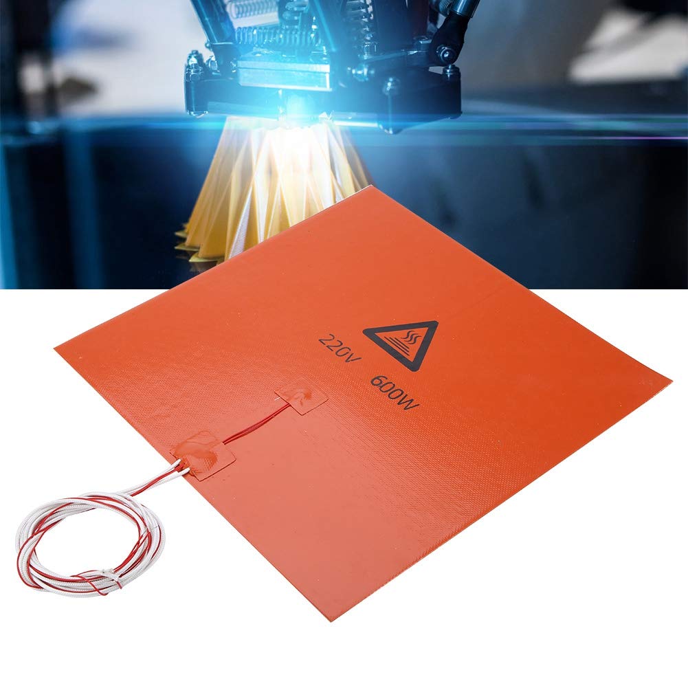 300x300mm 600w@220v 3D Printer Bed, Silicone Heated Bed Biqu Heat Bed Power Module Expansion Bed for 3D Printer