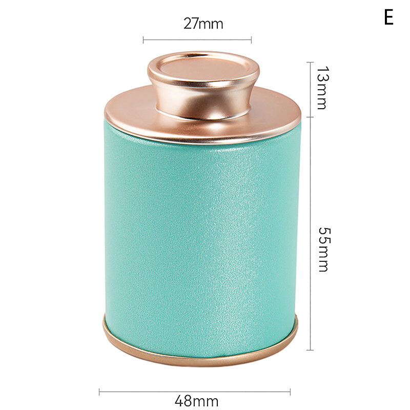 Mini lata de té vacía para el hogar, tarro sellado de té verde y negro, caja de embalaje de té pequeña de viaje portátil, lata de almacenamiento de papel