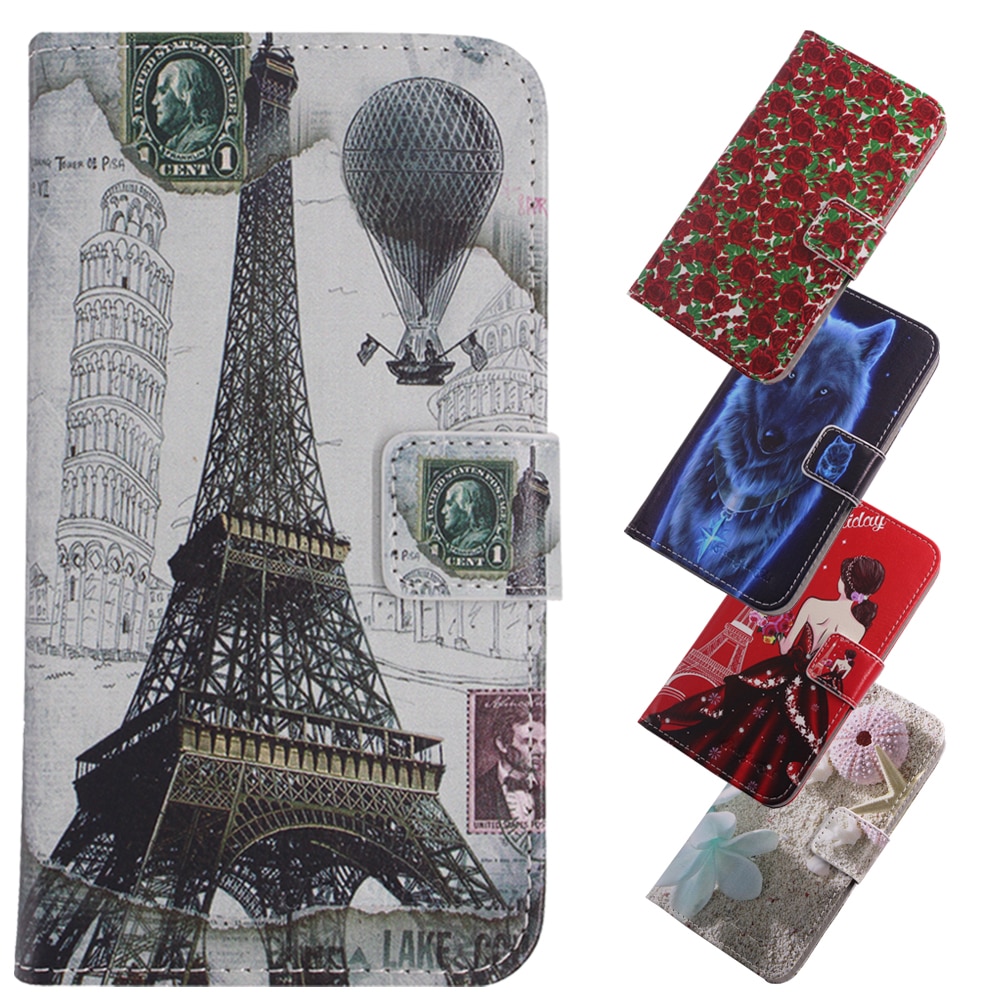 TienJueShi Magnetic Stand Protect Leather Cover Phone Case For Vivax Point X2 Fly5 Lite Pouch Shell Wallet Etui Skin