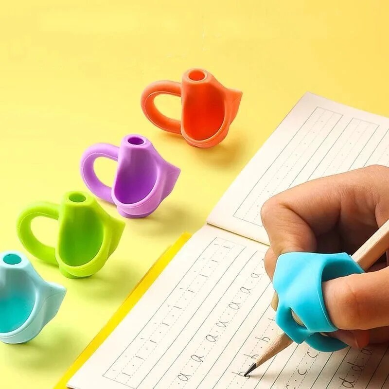5/10/20-teiliges Bleistift-einstellen mit drei Fingern, Silikon-Schreibgreifer für Grundschüler zur Korrektur der Schreibhaltung