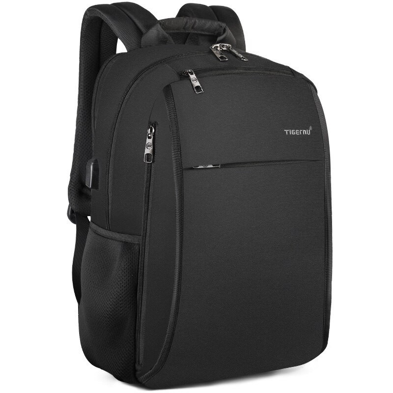 Tigernu-mochila antisuciedad resistente al agua para hombre y mujer, morral resistente al agua con carga USB 15,6, para ordenador portátil,: Default Title