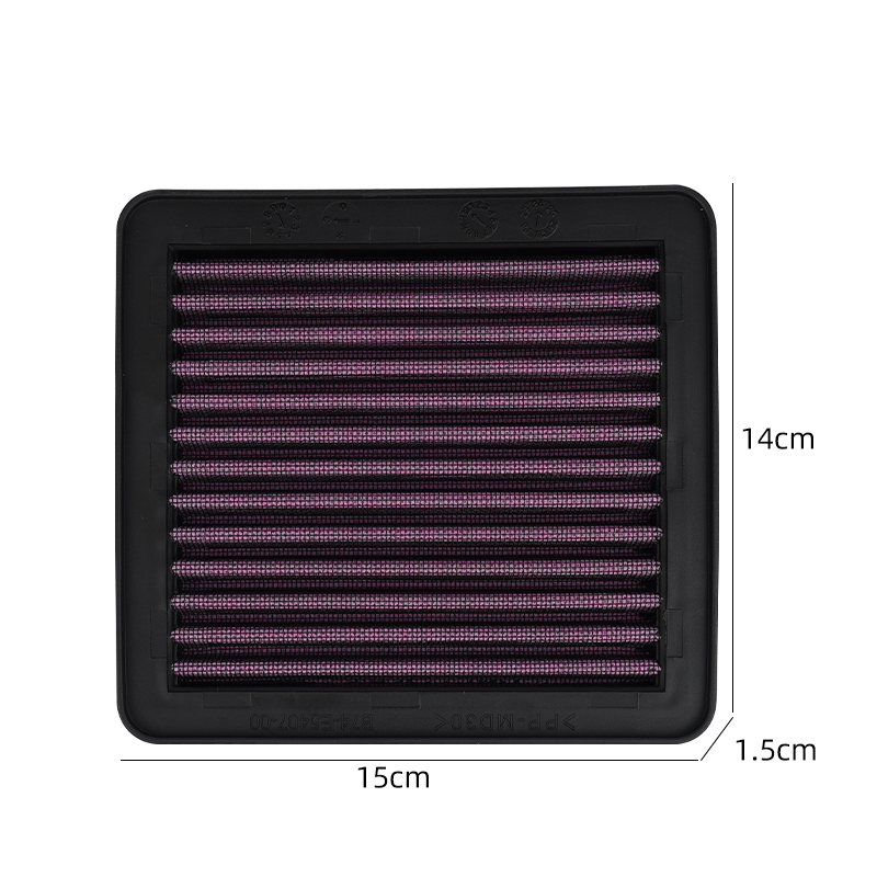 Filtro de aire de modificación y mantenimiento de motocicletas.