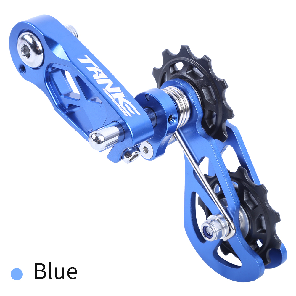 TANKE MTB Schmutz springen Single Geschwindigkeit Mountainbike Kettenspanner XC DJ bin DH Kettenführung Fahrradzubehör CNC-Bearbeitungsscheibe