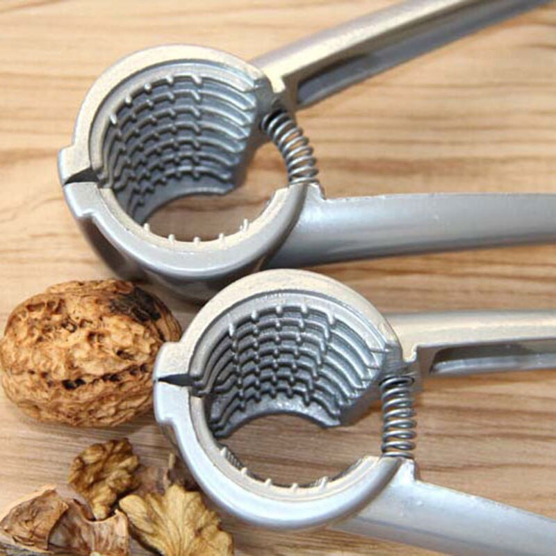 Aluminum Alloy Nutcracker Quick Walnut Craker Shell Nut Opener Almond Pecan Hazelnut Hand Sheller Nut Grinder Kitchen Gadgets