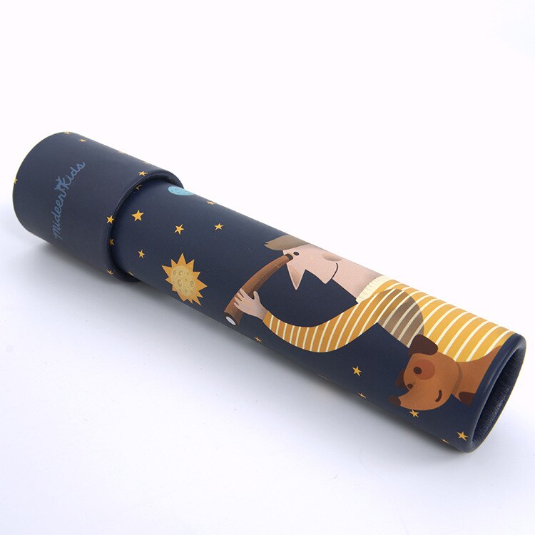 Mideer Kinderen rotatie caleidoscoop Verscheidenheid Prisma Kleurrijke Wereld Educatief Voorschoolse Wetenschap Speelgoed: Black