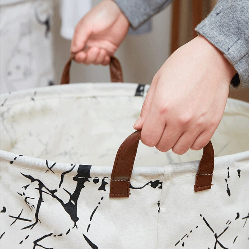Picnic Basket Stand Laundry Basket Toy Storage Box Super Large Bag Cotton Washing Dirty Clothes Big Basket Linen Sundries Organi
