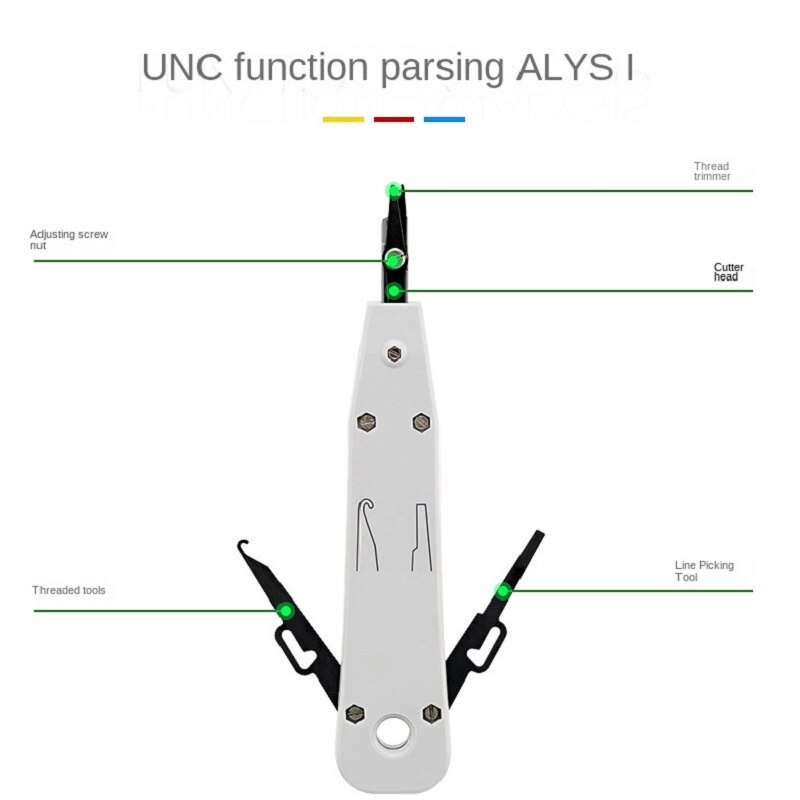 RJ11 RJ45 Cat5 cat6 KD-1 Wire Cutter Punch Down Network Telephone Module Card Cutter Tool for Laying of Distribution Frame
