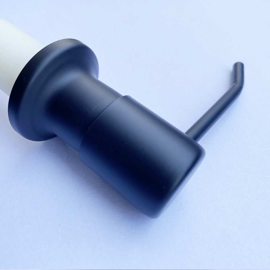 Tuqiu Aanrecht Zeepdispenser Rvs Zeepdispenser Badkamer 300Ml Zeepdispenser Zwart/Goud/Chroom/nikkel