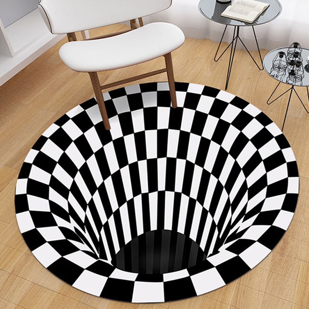 3d tæppe visuel illusion tæppe skridsikkert område 3d tæppe spisestue tæppe 3d gulvtæppe gulvtæppe område tæppe tæppe til stue