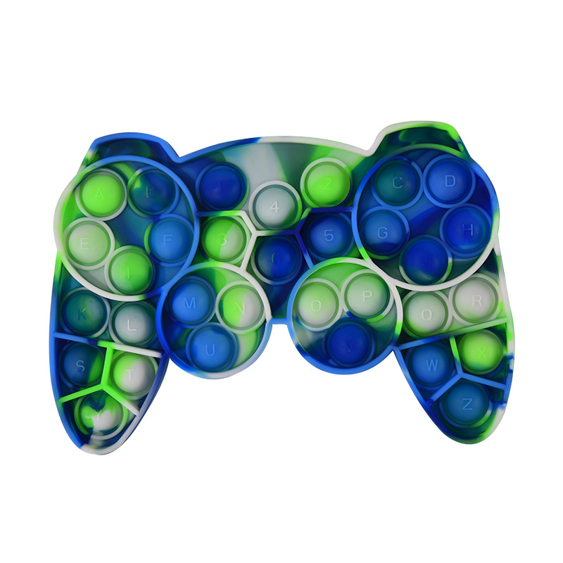 Squeeze Toy Rainbow Fidget Toys Push Bubble Animal Sensory Autism Squeeze Stress Reliever Mini Game Simple Dimple Relax Toy: Auburn