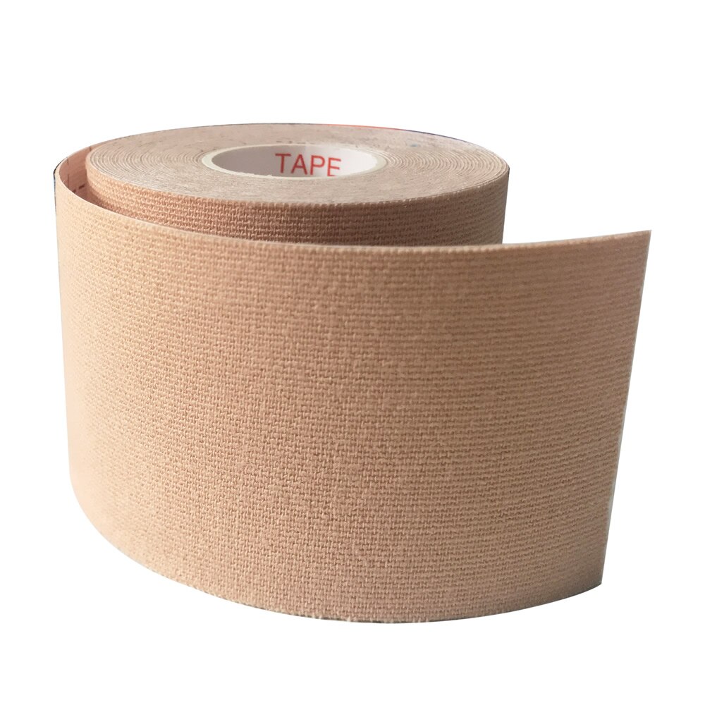 10 rullar 5cm*5m terapeutisk sport kinesiologitejp vattentät elastisk muskeltejp för tyngdlyftning axel knä armbåge ankel: 10 st skinn