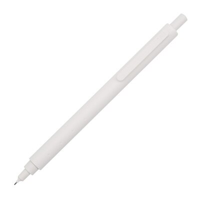 1PC Kaco Mechanical Pencil Green Black White HB 0.5mm Automatic Pencils for Sketching Drawing Propelling Pencil School Supplies: White