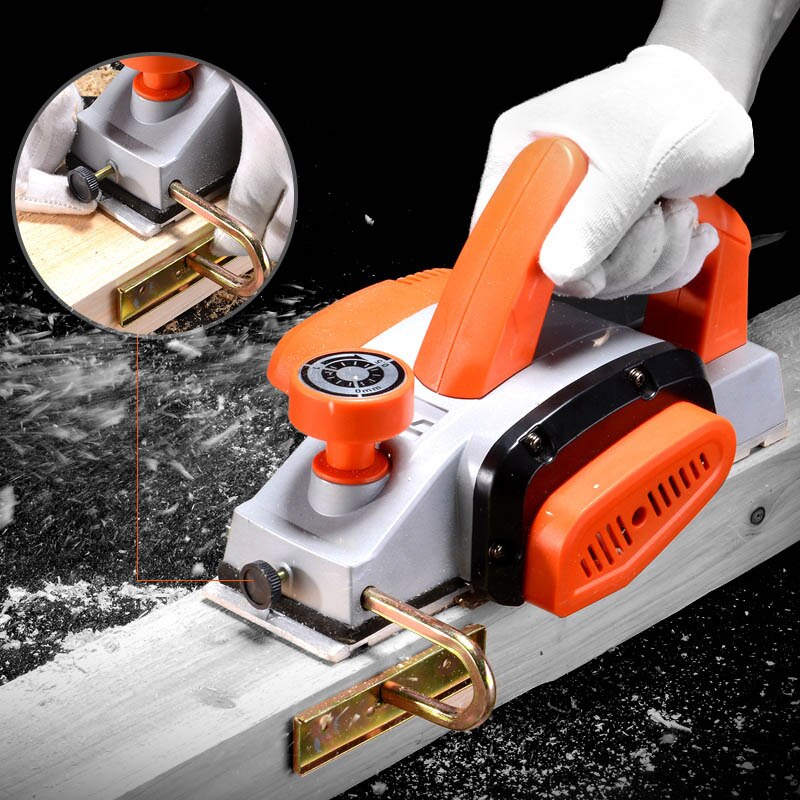 Portable Electric Planer Woodworking Planer Household Multifunctional Electric Planer Press Planer Woodworking Tools Power Tools
