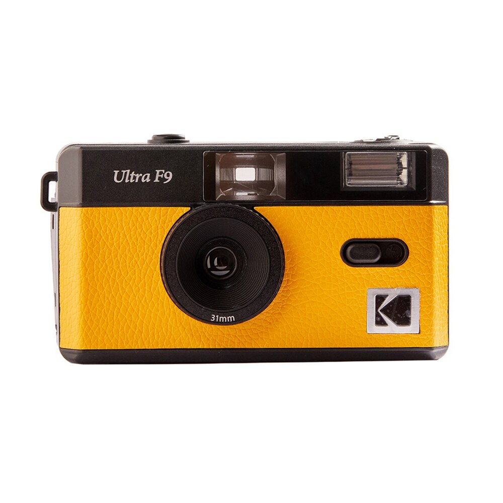 KODAK Vintage Retro Ultra F9 35mm Reusable Film Camera Yellow / Dark Night Green: Yellow