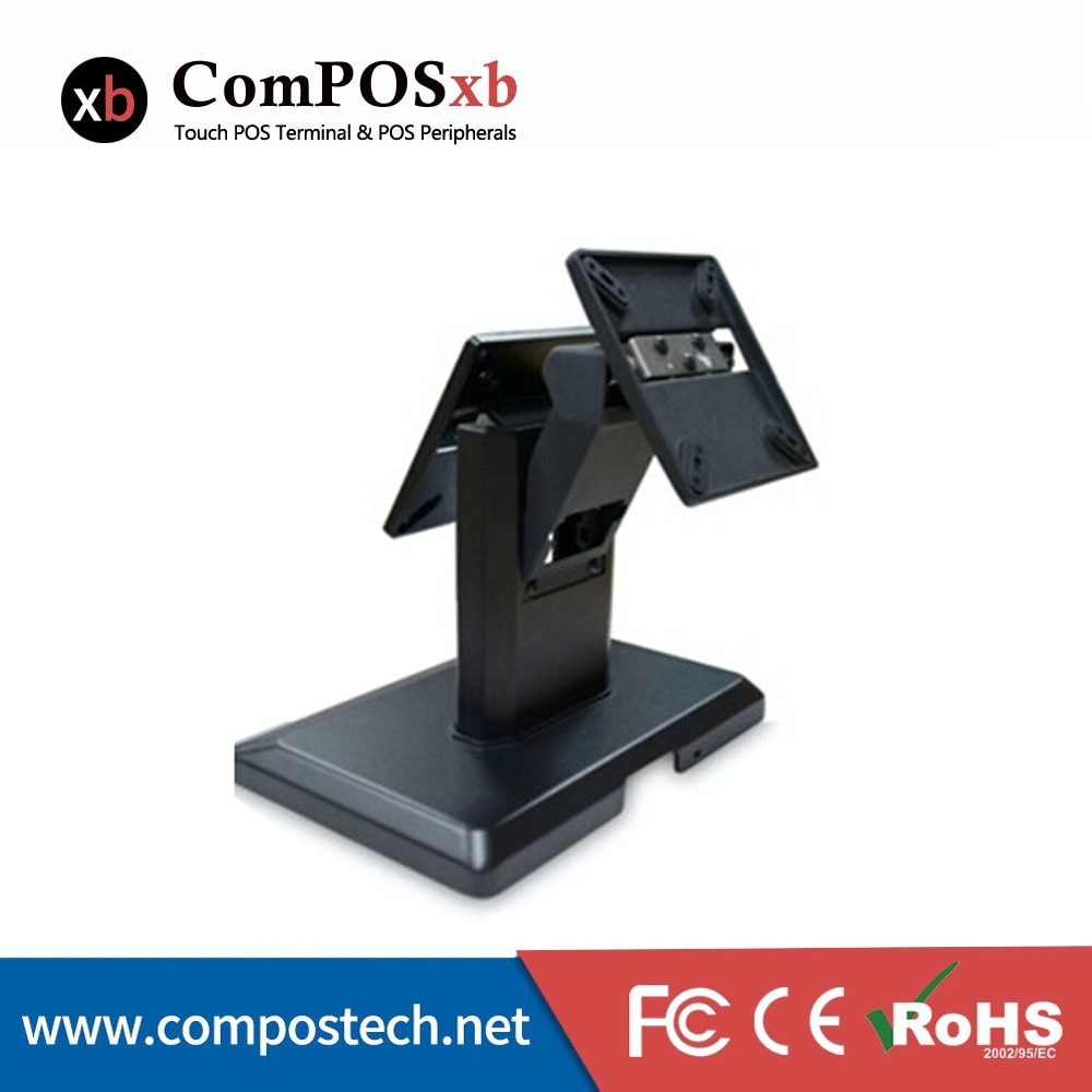 POS base monitor screen base bracket Stand support double screen VESA 100*100mm/75*75mm