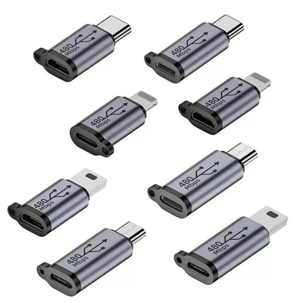 USB Type-C Adapter Type C To Micro To Mini USB Female To Male Converters