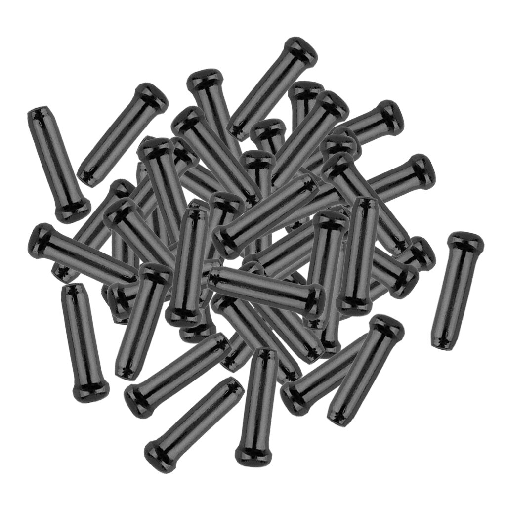 50 Piece Metal Bike Brake Shifter Inner Tips Cable End Caps Crimps Cap Cover