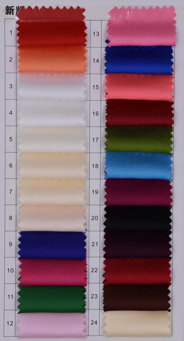 120 Colors Wedding Dress Heavy Satin Material 150cm Width Evening Dress Satin Fabric