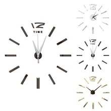 Moderne Mini DIY Große Zauberstab-Uhr Aufkleber stumm Digitale 3D Zauberstab Große Uhr Wohnzimmer Heimat Sekretariat Dekor weihnachten