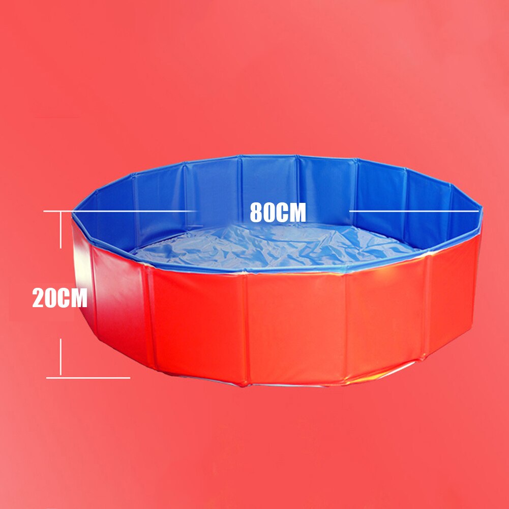 Foldable Dog Pet Bath Pool Collapsible Bathing Tub Shower Tub Water Pond Kiddie Pool for Dogs Cats Kids
