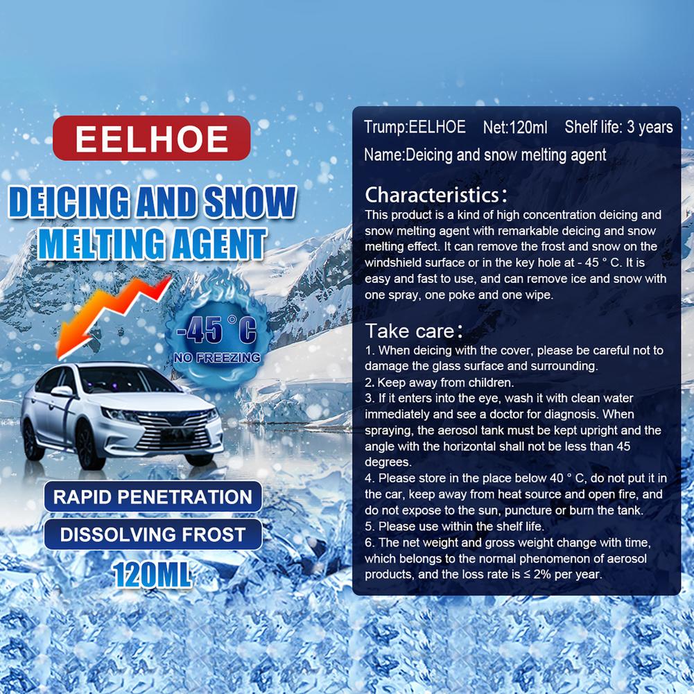 Bil deicing agent deicer smelter is sne fjernelse agent sne smelter agent multifunktionel sikker bil afisning spray