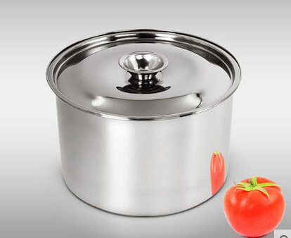 Verdikking Roestvrij Staal Saus Pot Smaak Stoofpot Met Cover Pot Melk Thee Zalfpotje: 14cm with lid