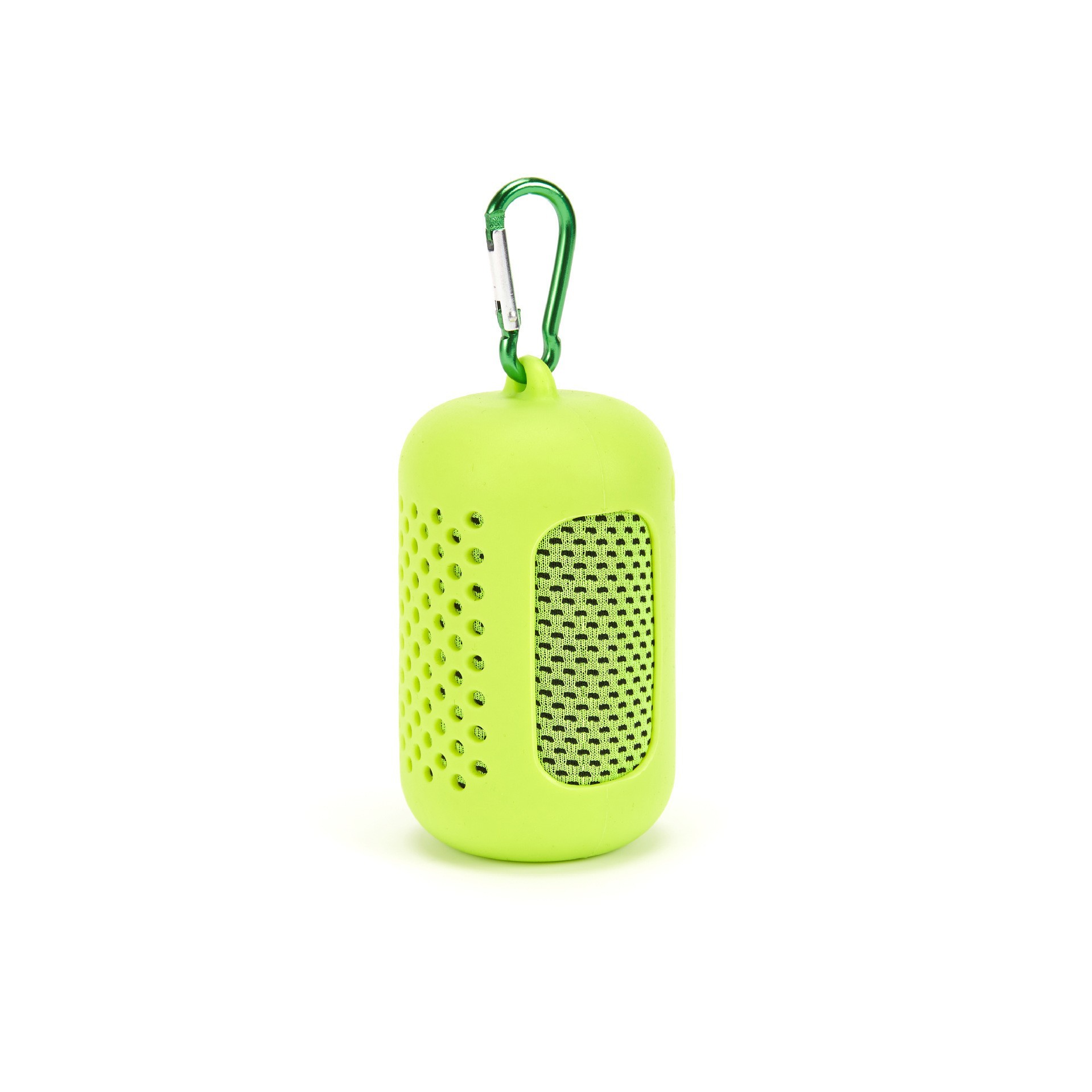 Sporthanddoek met mini siliconengel, draagbare koude handdoek van polyestervezel voor fitness, sport, gym, hardlopen, buiten, sneldrogende, koele handdoek.: Groente