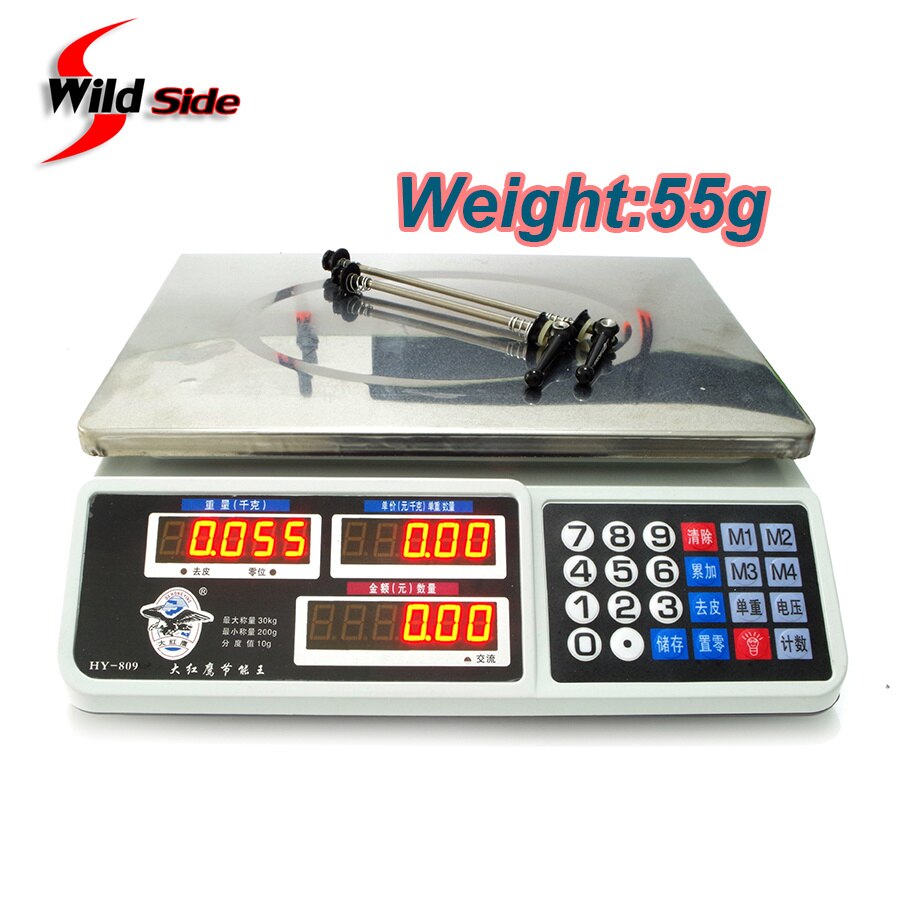 Spiedini da bicicletta in titanio a sgancio rapido per MTB strada bicicletta 100/130/135mm spiedini da ciclismo nero rosso accessori da ciclismo parti