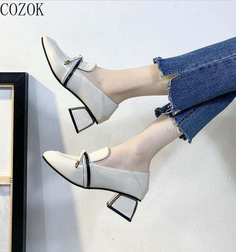 Vrouwen Hakken Casual Mode Alle-Wedstrijd Vrouwen Schoenen Elegante En Comfortabele Schoenen Bovenste Lint Decoratie