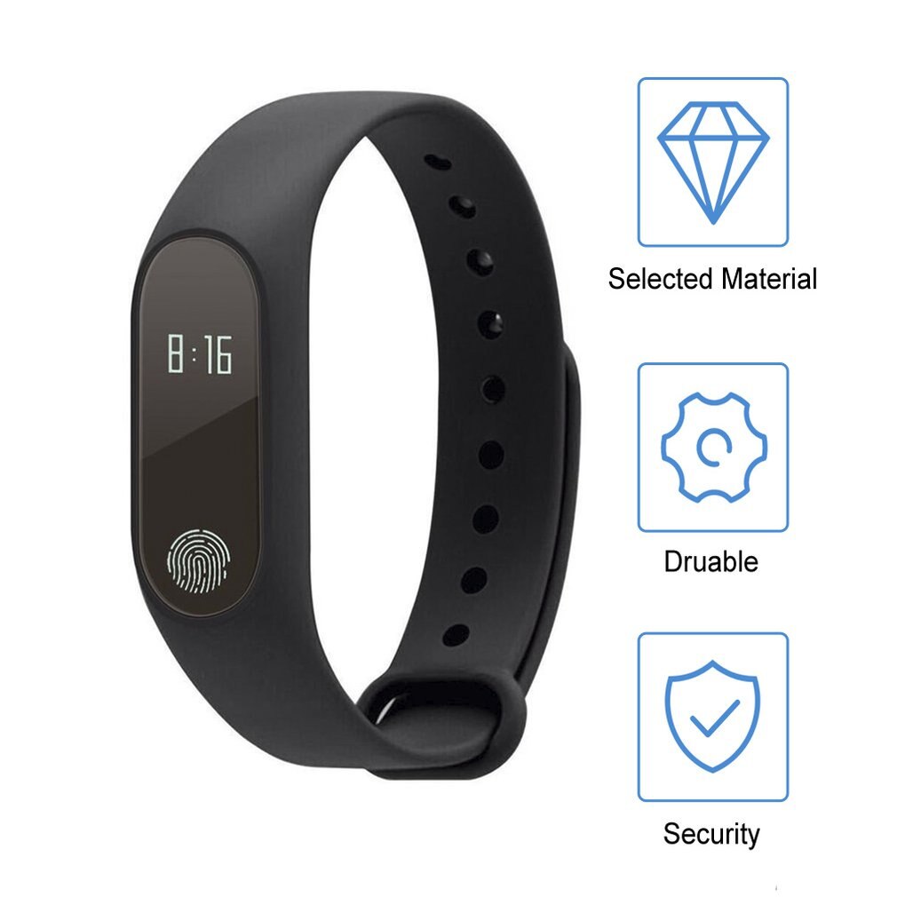 0.42 Inch OLED Screen APP Message Reminder Smart Watch Fitness Tracker Heart Rate Monitor Smart Wrist Watch