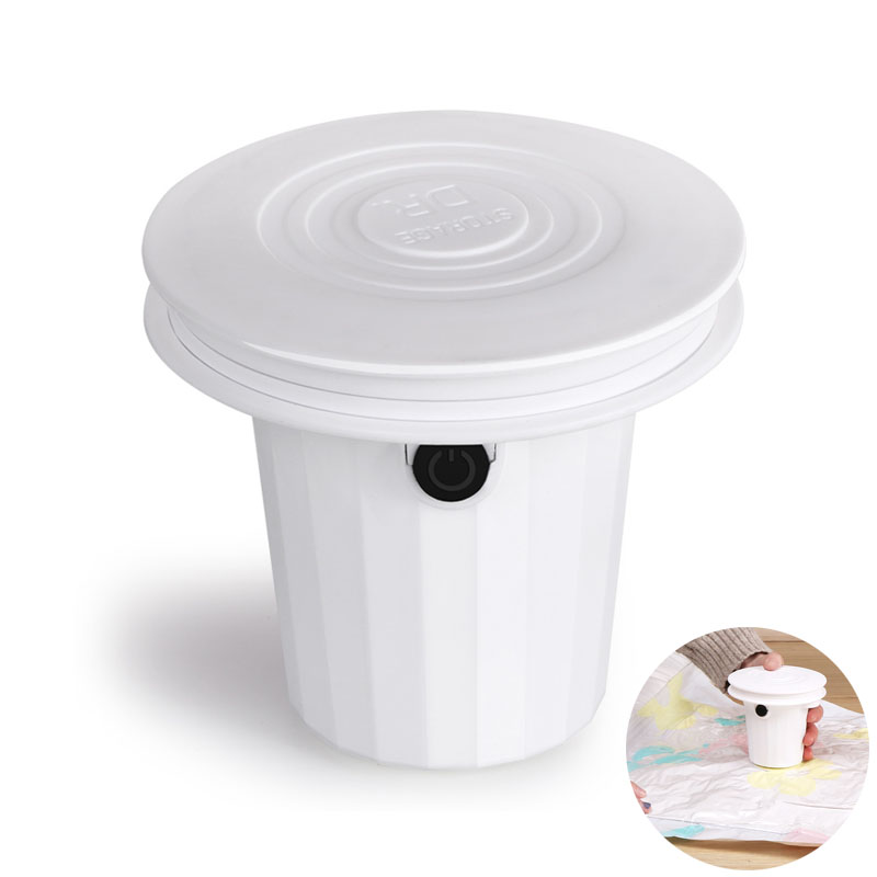 6000Pa Household Vacuum Storage Bag Air Pump Electric Automatic Vacuum Machine Packer for Home Travelling Luggage Space Saver: Default Title