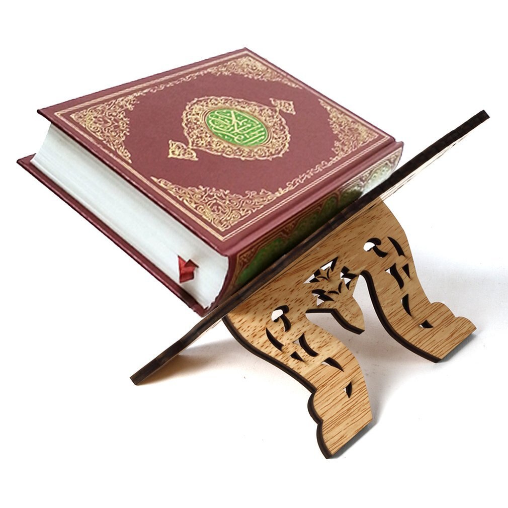 Chaude en bois Eid al-fitr islamique livre étagère Bible cadre Kuran coran coran saint livre support de support Rehal islamique décoration de la maison