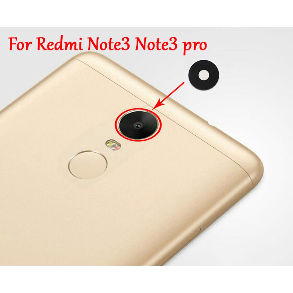 Originele Behuizing Achter Back Camera Glas Lens Cover Case Met Lijm Lijm Voor Xiaomi Redmi Hongmi Opmerking 3 Note3 pro