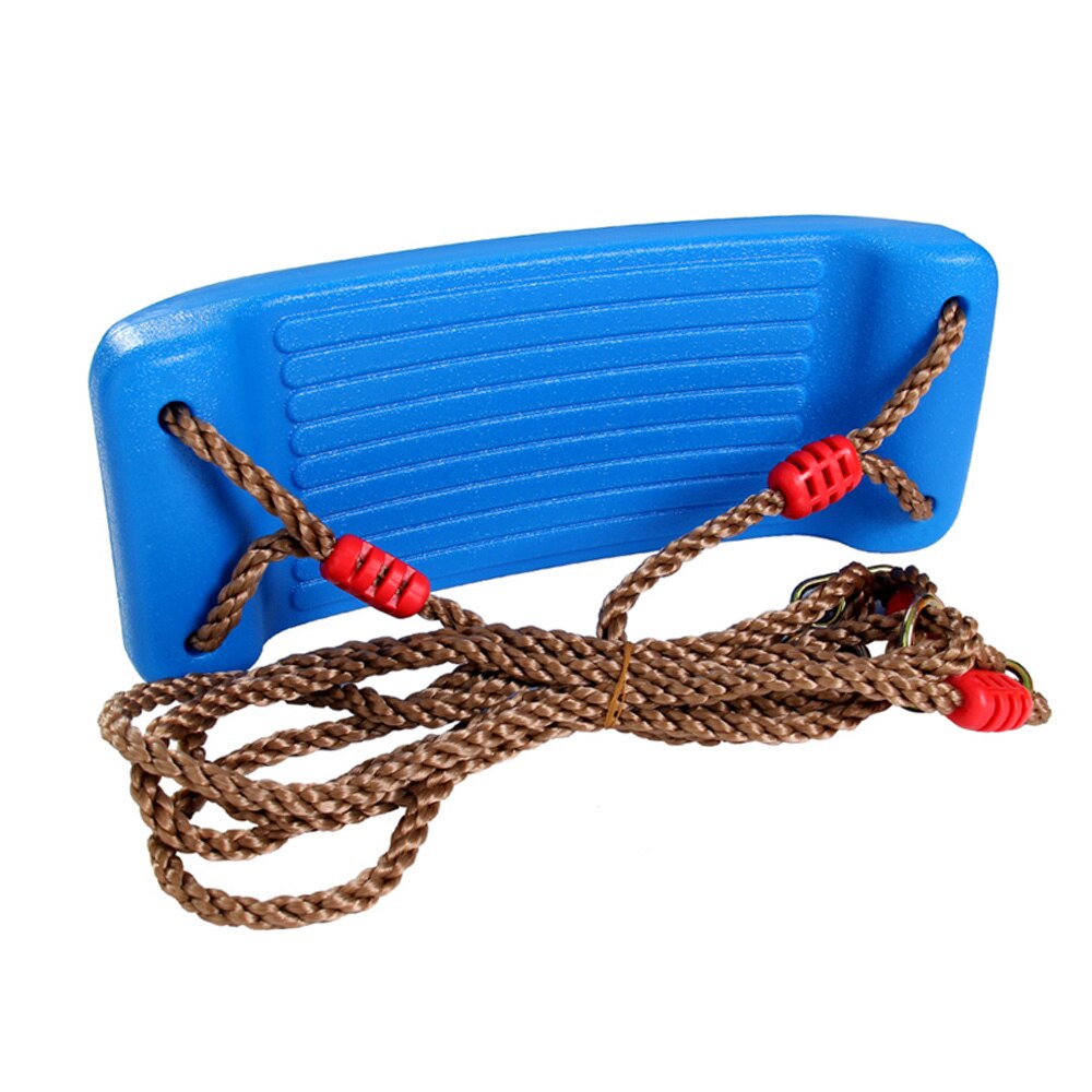 Outdoor Swing Toys for Children Indoor Swing Rope Seat Molded For Kids Enjoy Flowers Birdsong Garden Toy Swings: BlUE style 1
