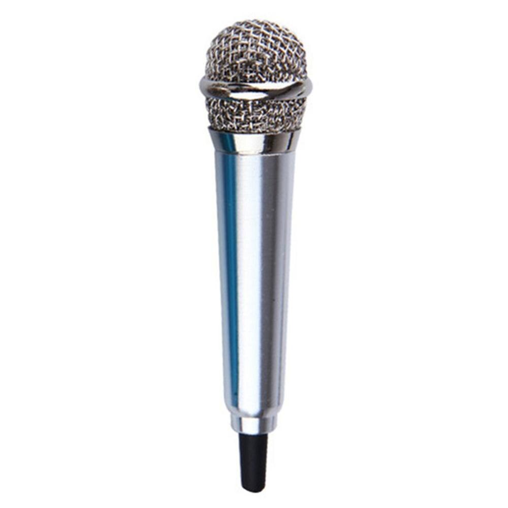Mobile Phone Microphone 3.5mm Jack Plug Portable Condenser With Studio Voice Sing Wired With Earphone: Default Title