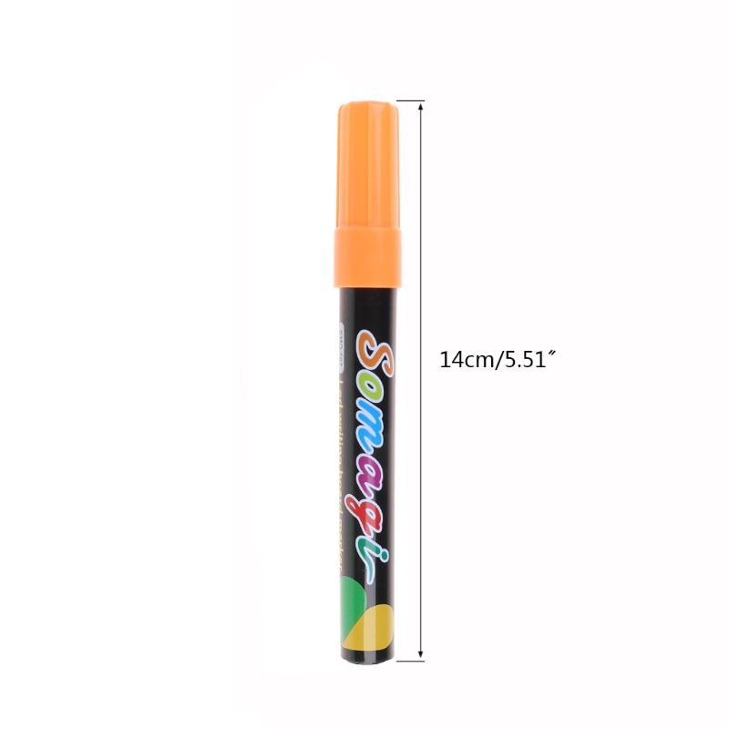 8 farben Textmarker Leuchtstoff Flüssige Kreide Marker Neon- Stift Für LED Schreibtafel Tafel Glas Malerei Graffiti Büro