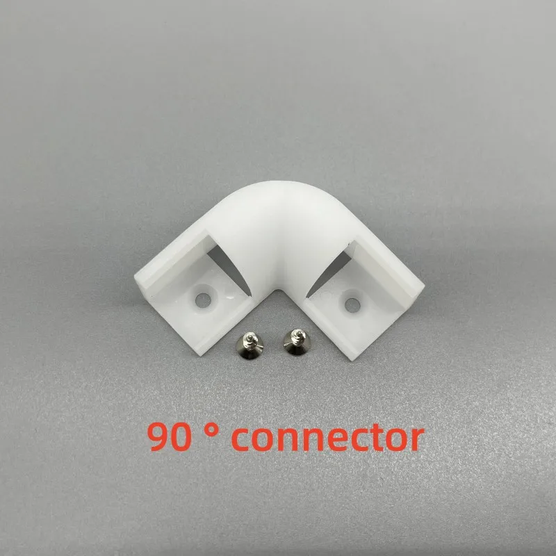 Connecteur de profil en aluminium d'angle LED, coin intérieur et extérieur de 90/270/180 degrés, menuisier de canal en aluminium 1616V pour systèmes d'éclairage