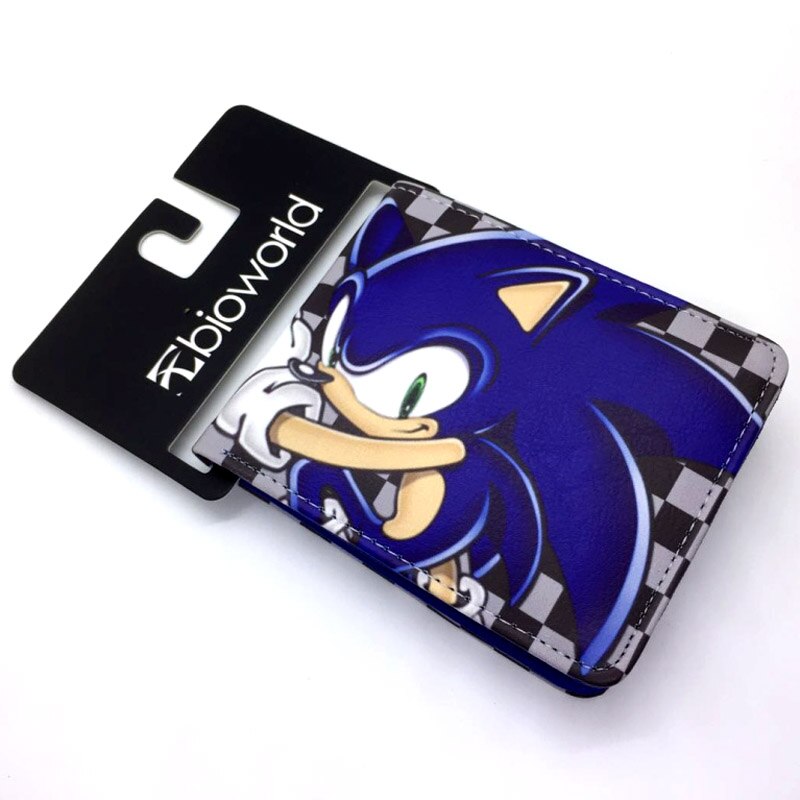 Sonic The Hedgehog bi-fold billetera tarjeta de crédito estuche protector monedero: 06