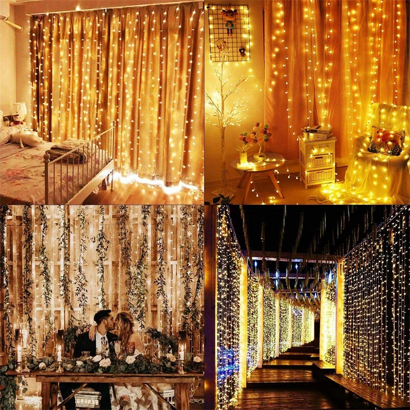 LED Lichterkette Lichter, Glühwürmchen Lichterketten Bastel lichter warmweiß LED Lichterkette Lichterketten Heimat Festival Dekorationen