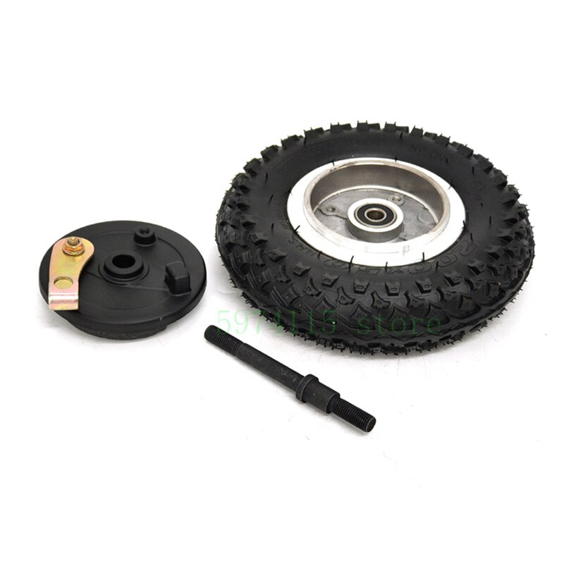 200x50 Non-pneumatic Wheel With Mechanical Brake Scooter Run Stability Control Run-flat Tire 8 Inch Solid Wheel With Drum Brake