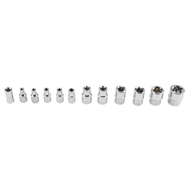 29 PCS/Lot Star Socket Tool Set Hard Steel Mechanical Repair Tool Set Socket Adapter Bit Adapter Repairing Hand Tools