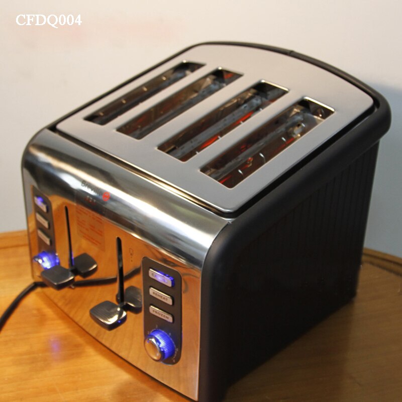 Toaster Home Automatic Breakfast Bread Maker 220V Stainless Steel Bread Baking Machine CFDQ004