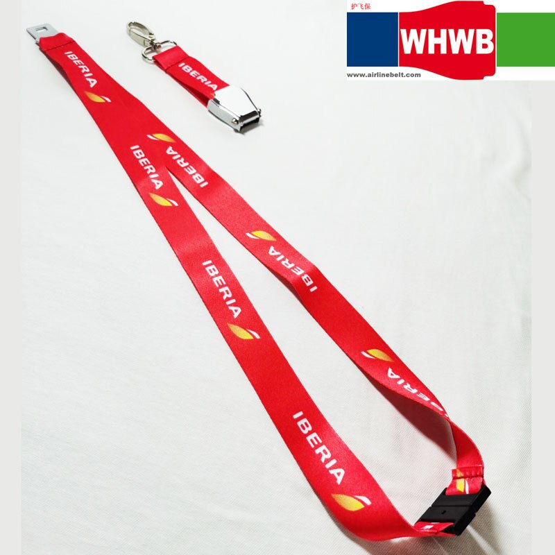 Espanha iberia companhias aéreas avião fivela cordão id crachá caso de cartão titular piloto voo tripulação empresa escritório pessoal correias do telefone