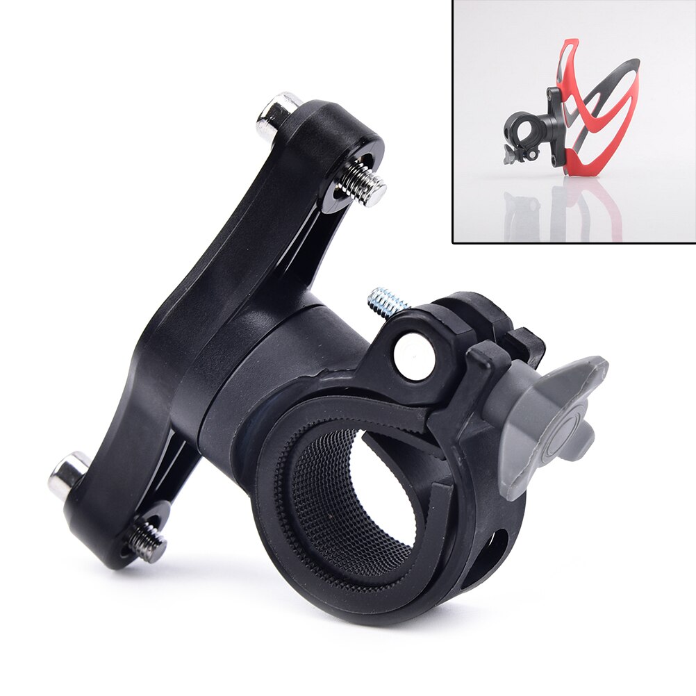 Draaibaar Bike Fietsstuur Mount Houder Adapter Motorbike Clip Ondersteuning Beugel Voor Mtb Fiets Flessenhouder