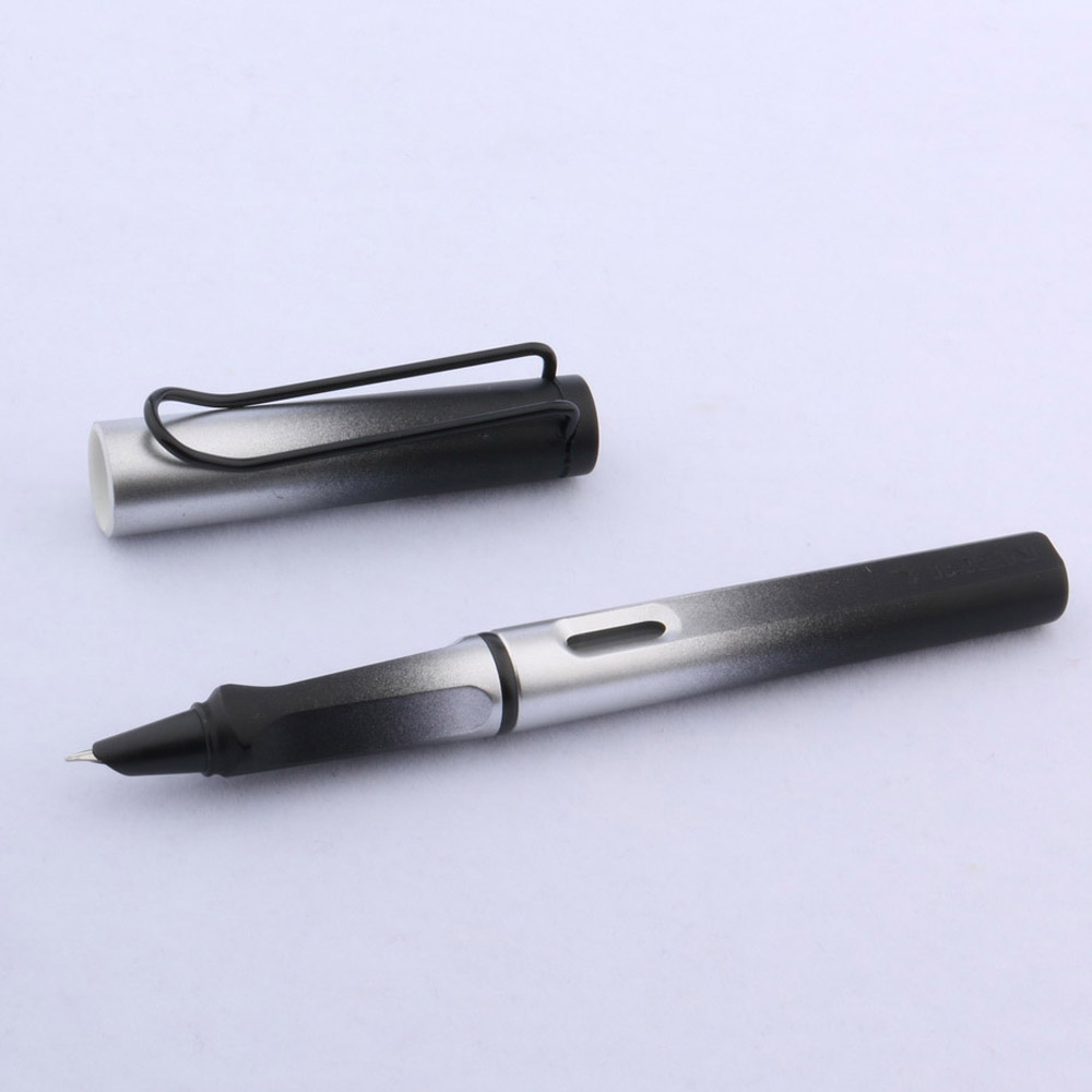 ¡Novedad de ! Pluma estilográfica de lujo de 0,38mm con degradado, material Rosa esmerilado para negocios, oficina y escuela, plumas de tinta de escritura: A4